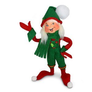 NWT Annalee Holiday Cheer Girl Elf Retired